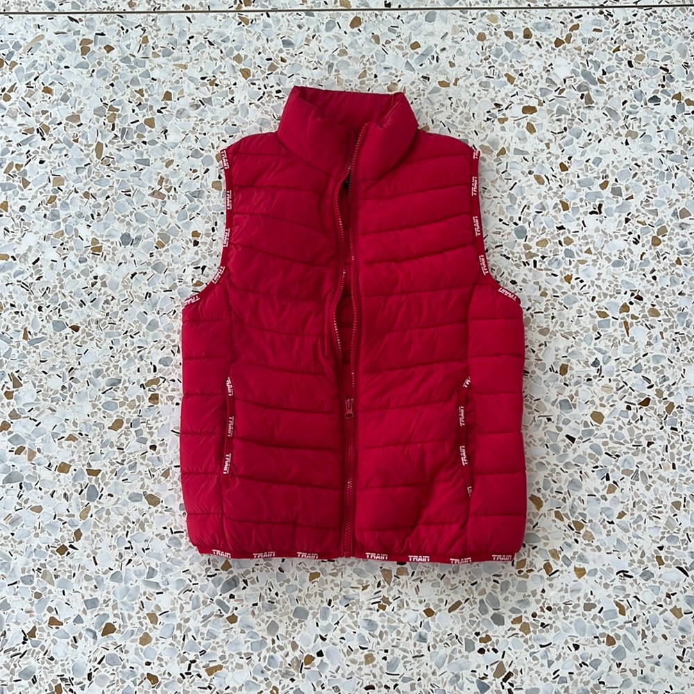 FOREVER 21 SPORT LUXE RED SKI JACKET VEST